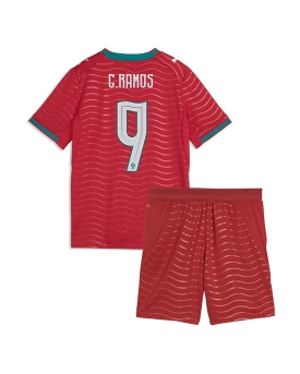 Billige Fotballdrakt Portugal Goncalo Ramos #9 Replika Hjemmedraktsett Barn VM 2026 Kortermet (med bukser)